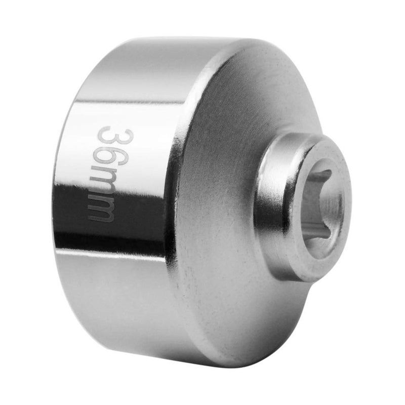 Ibetter 36mm Oil Filter Socket For Some Ford F250,BMW,Mercedes,Mini,VW,Audi,Volvo and Porsche, Low Profile 6-Point Filter Cap Wrench, Heavy Duty 3/8" Drive Removal Tool - Image 2